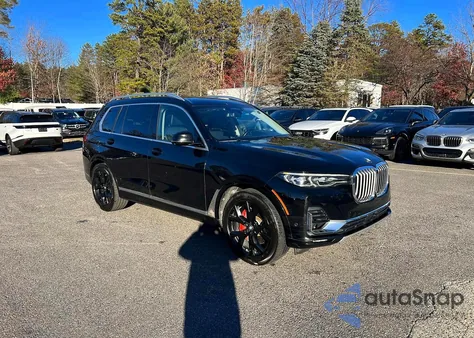 2020 BMW X7 xDrive40I z USA, uszkodzony, nr VIN 5UXCW2C05L9B19506